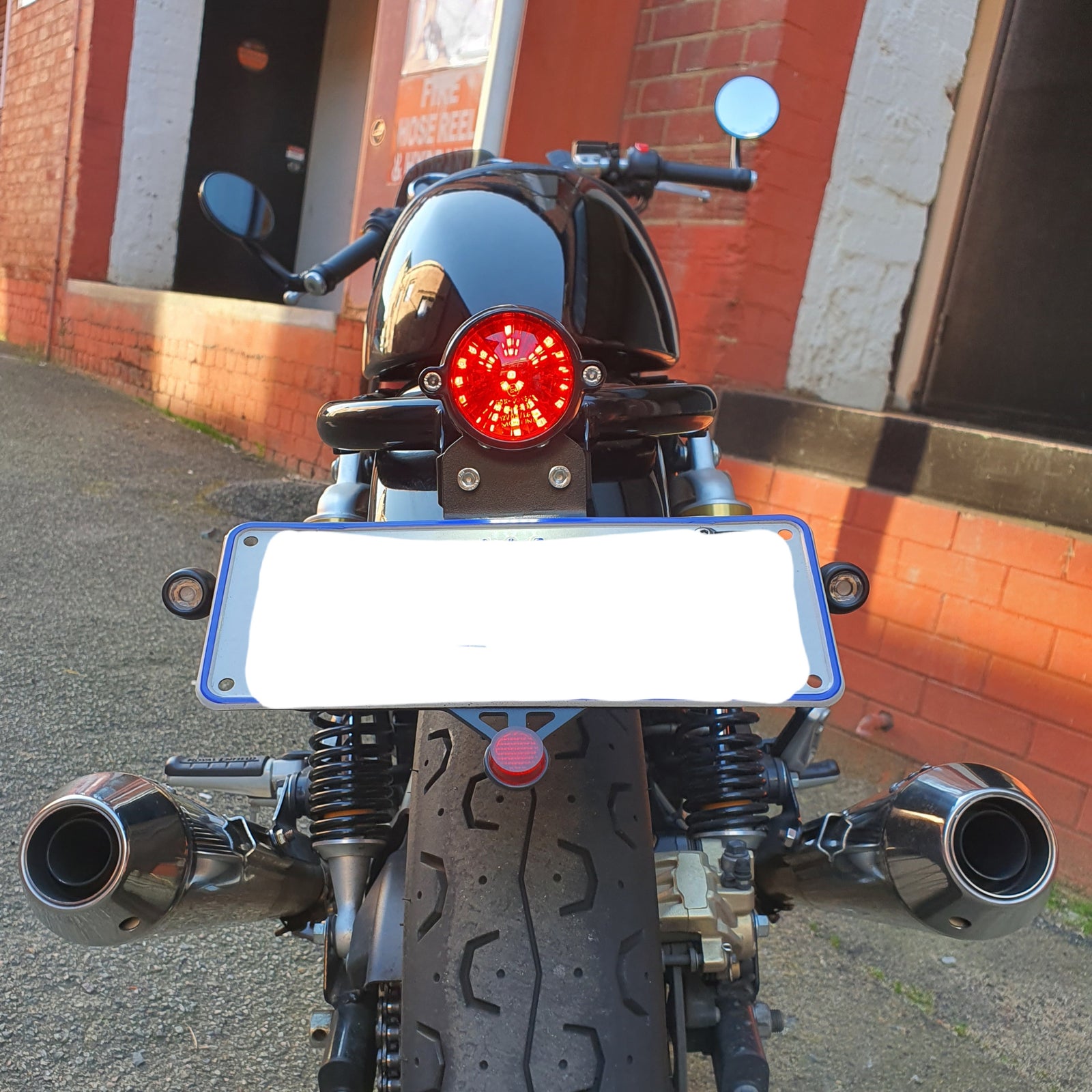 Royal Enfield 650 GT650 Continental Interceptor  Tail Tidy Rogue Motorcycles Perth