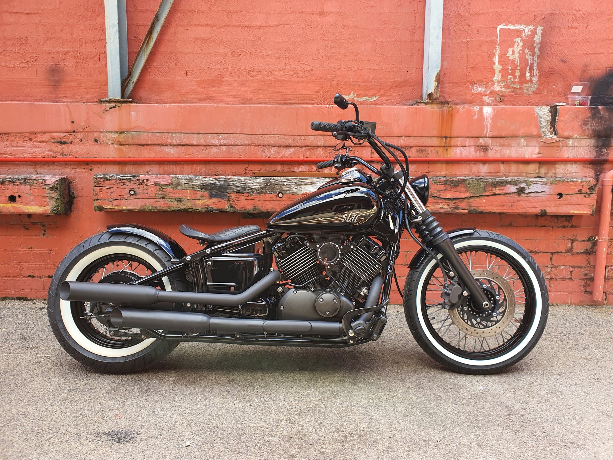 Yamaha XVS650 V-star - Bobber Seat Conversion Kit