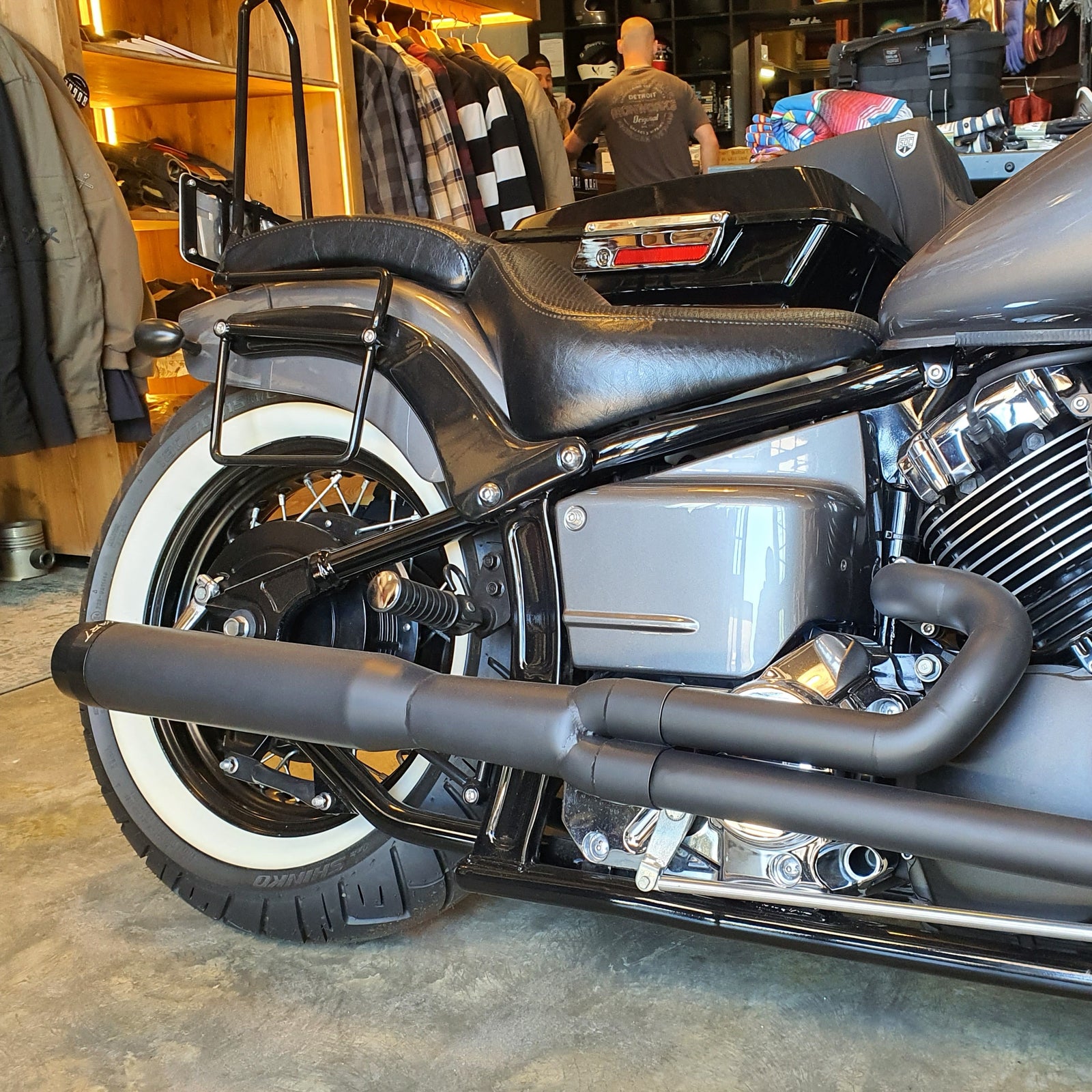 XVS650 v-star lowering shock rogue motorcycles perth