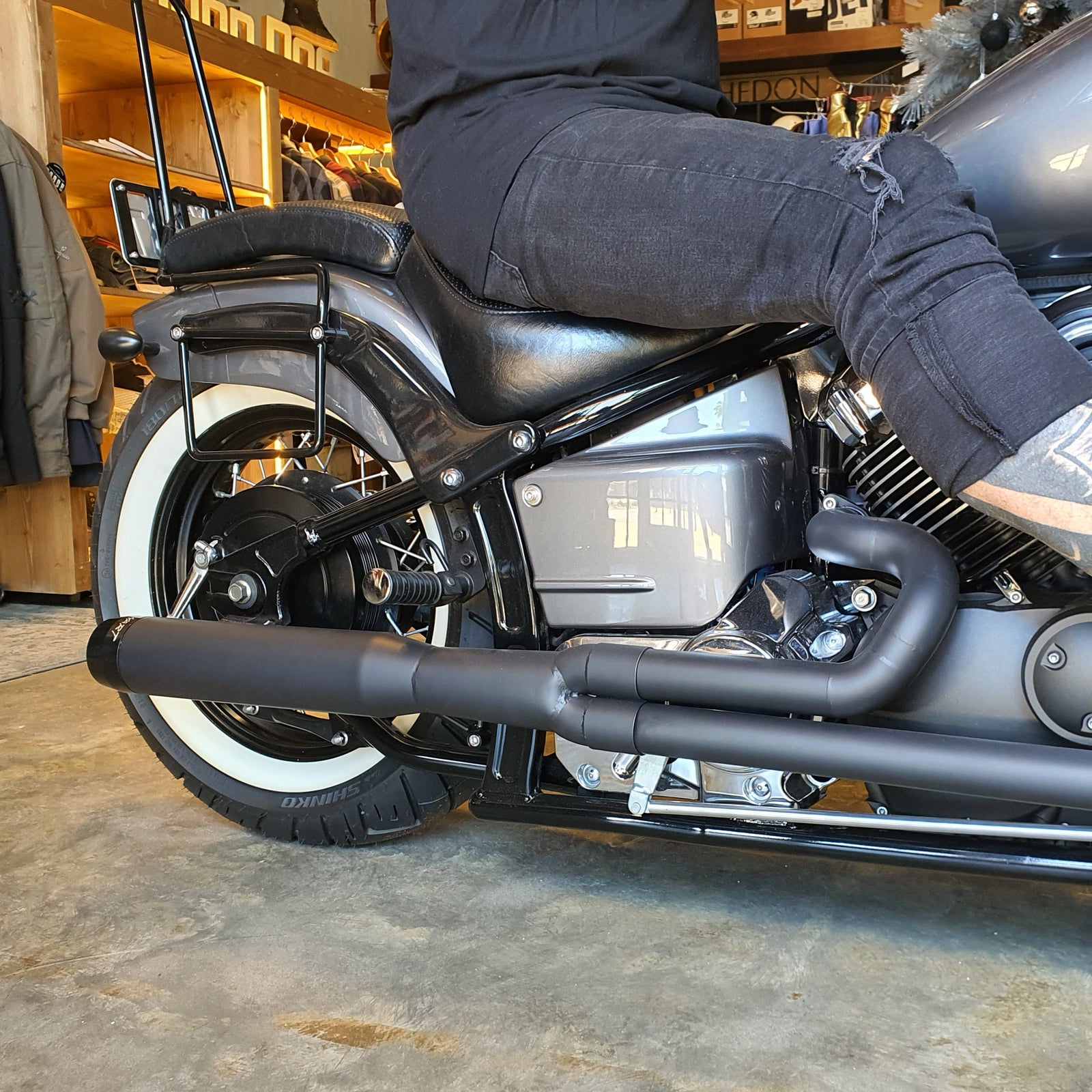 XVS650 v-star lowering shock rogue motorcycles perth