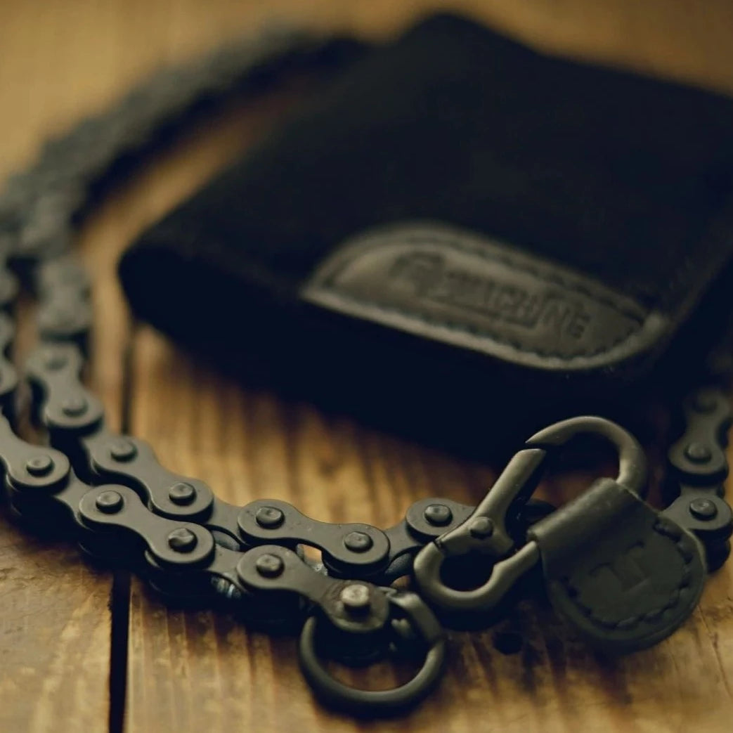 MOTO WALLET - SUEDE BLACK