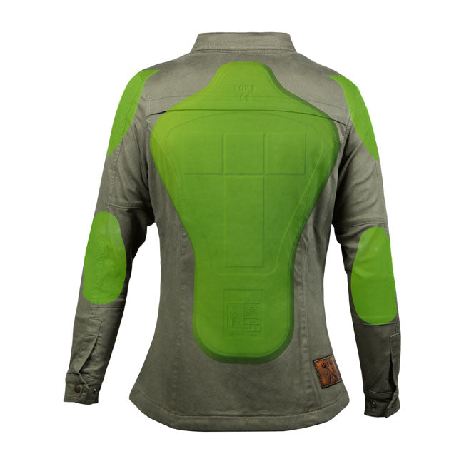 John Doe Motoshirt Olive Womens Rogue Motorcycles Perth