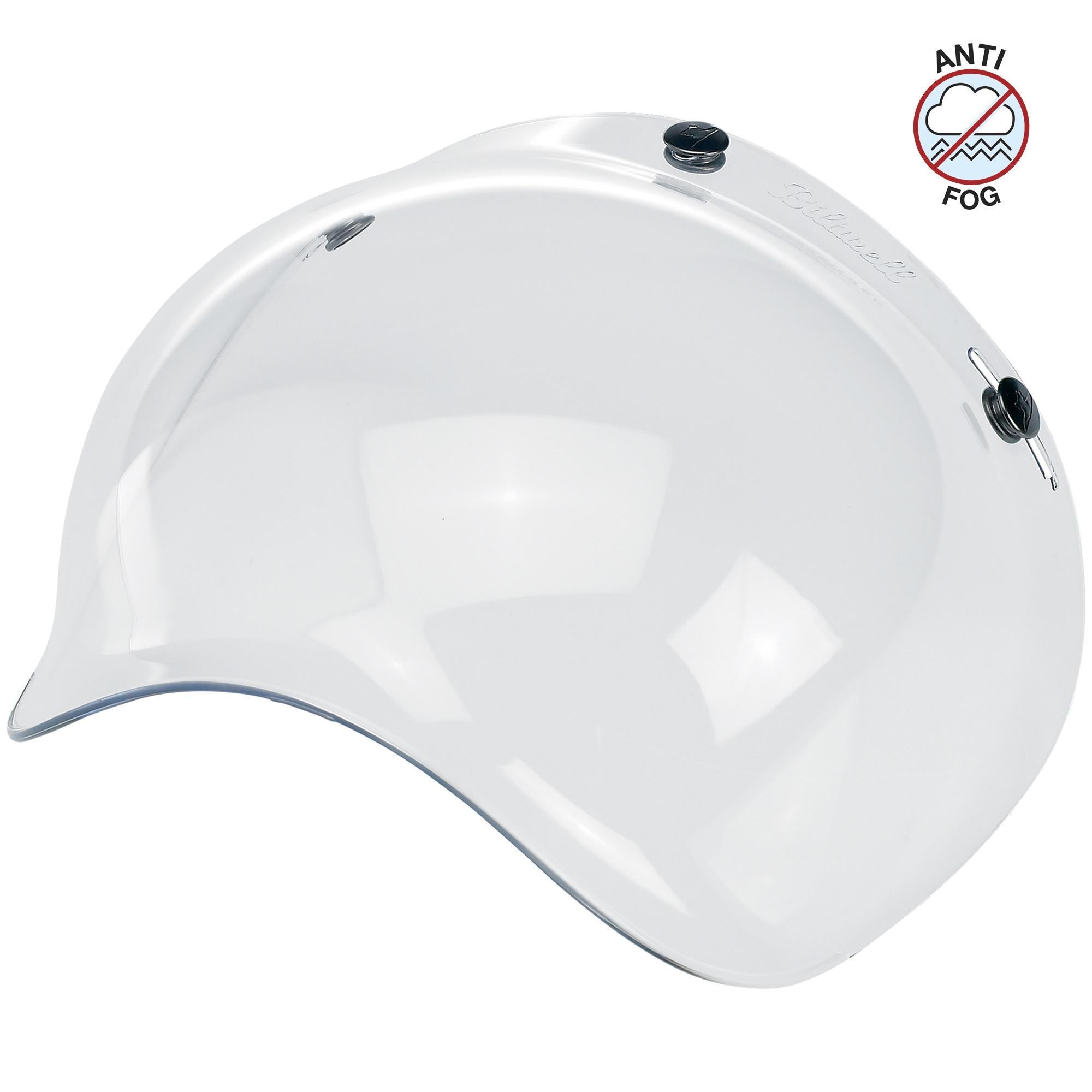 bubble face shield motorcycle helmet GRINGO ANTI-FOG BUBBLE VISOR | CLEAR
