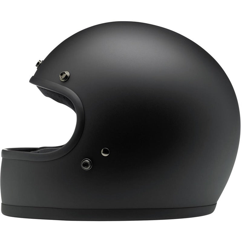 flat black motorcycle helmet Gringo ECE Helmet - Flat Black