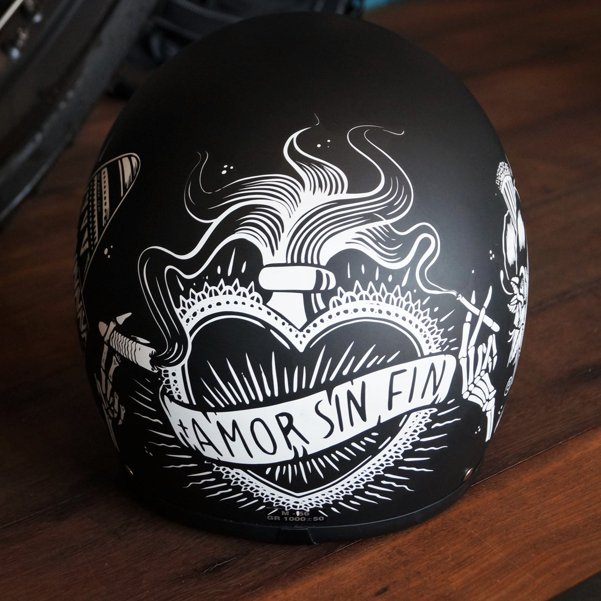 DMD - SIN FIN - RETRO OPEN FACE VINTAGE HELMET