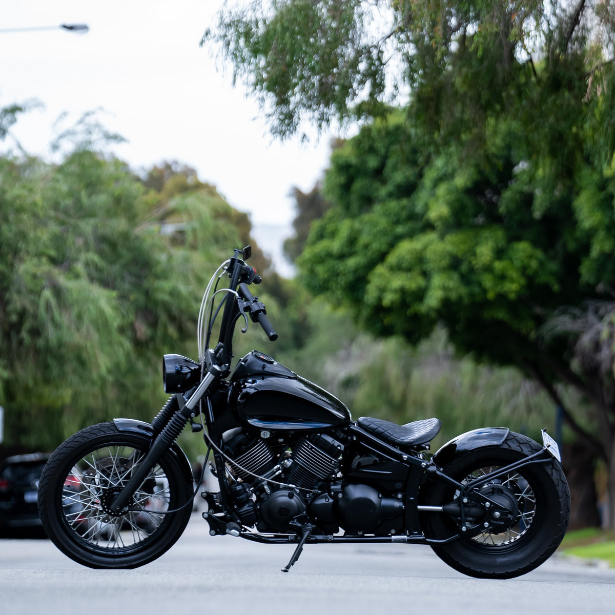 yamaha xvs650 v-star custom bobber rogue motorcycles perth