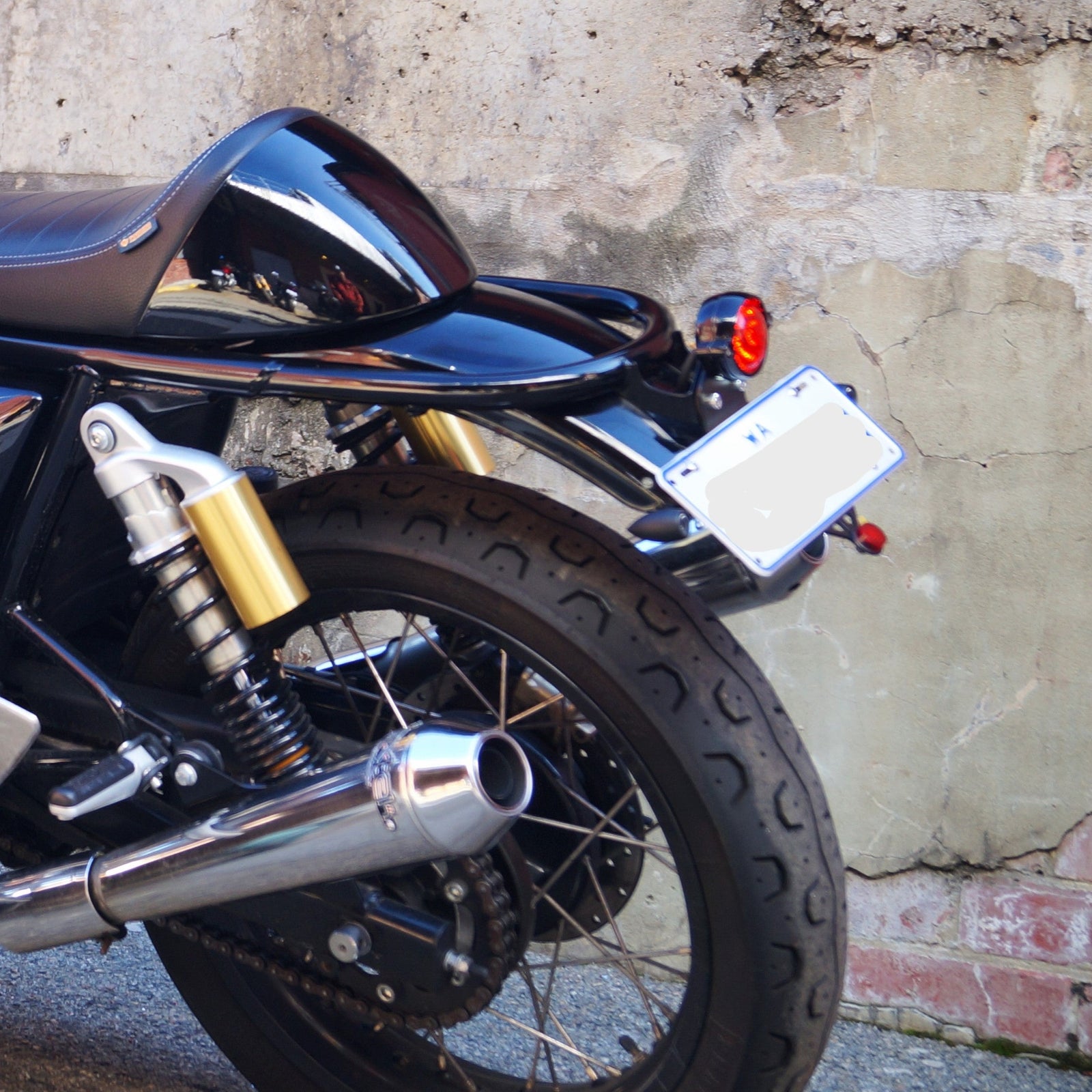 Royal Enfield 650 GT650 Continental Interceptor  Tail Tidy Rogue Motorcycles Perth