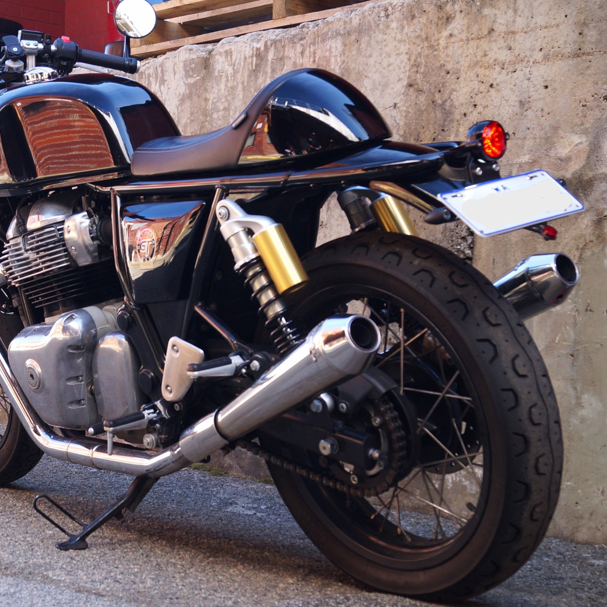 Royal Enfield 650 GT650 Continental Interceptor  Tail Tidy Rogue Motorcycles Perth