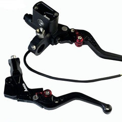 Universal 14mm Motorcycle Brake Master Cylinder & Hydraulic Clutch Lever – Black Aluminum (14mm Bore)