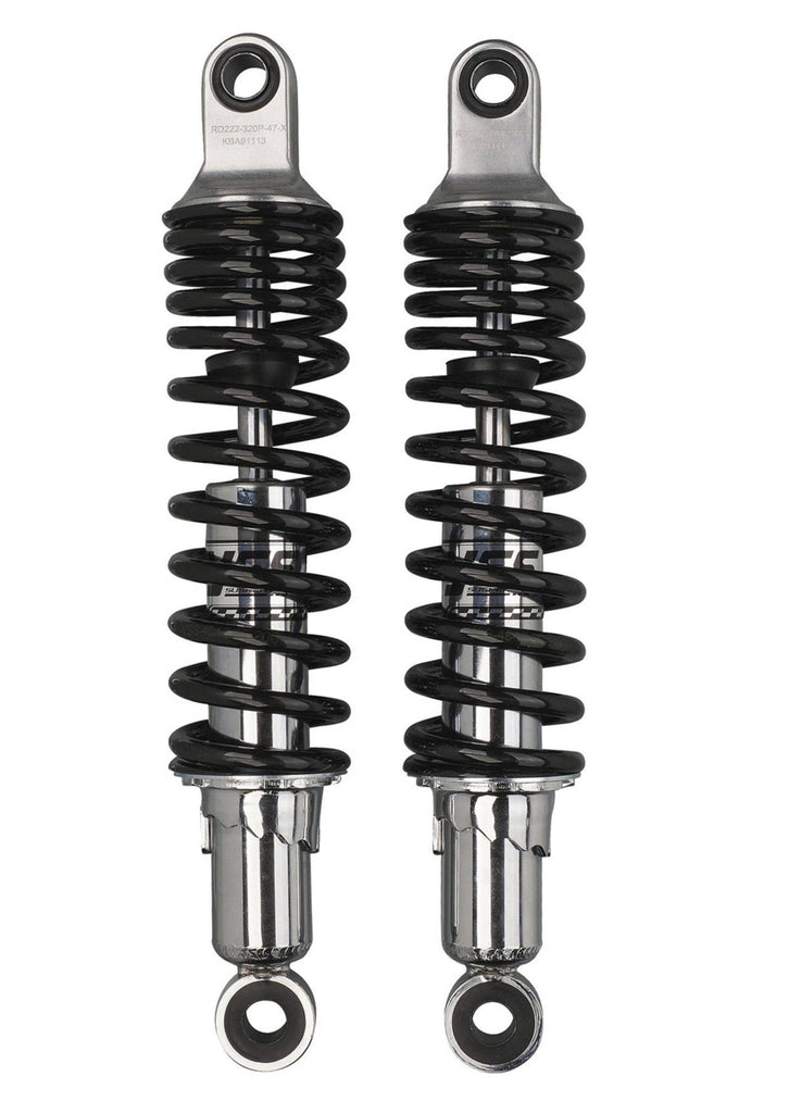 YSS RD222/RD220 Twin Shock (Chrome w/ Black Spring) - Rogue