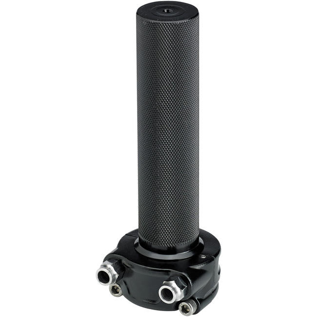 Inc. Cast Whiskey Throttle 1" Dual - Black