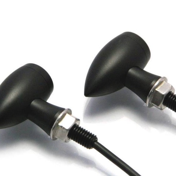 Premium Black LED indicators custom bike rogue motorcycles perth