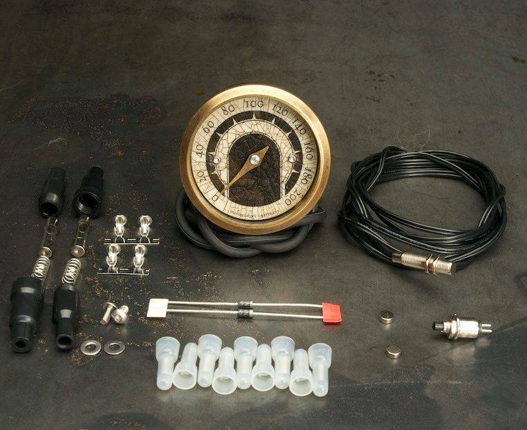 MST Vintage Speedometer Brass
