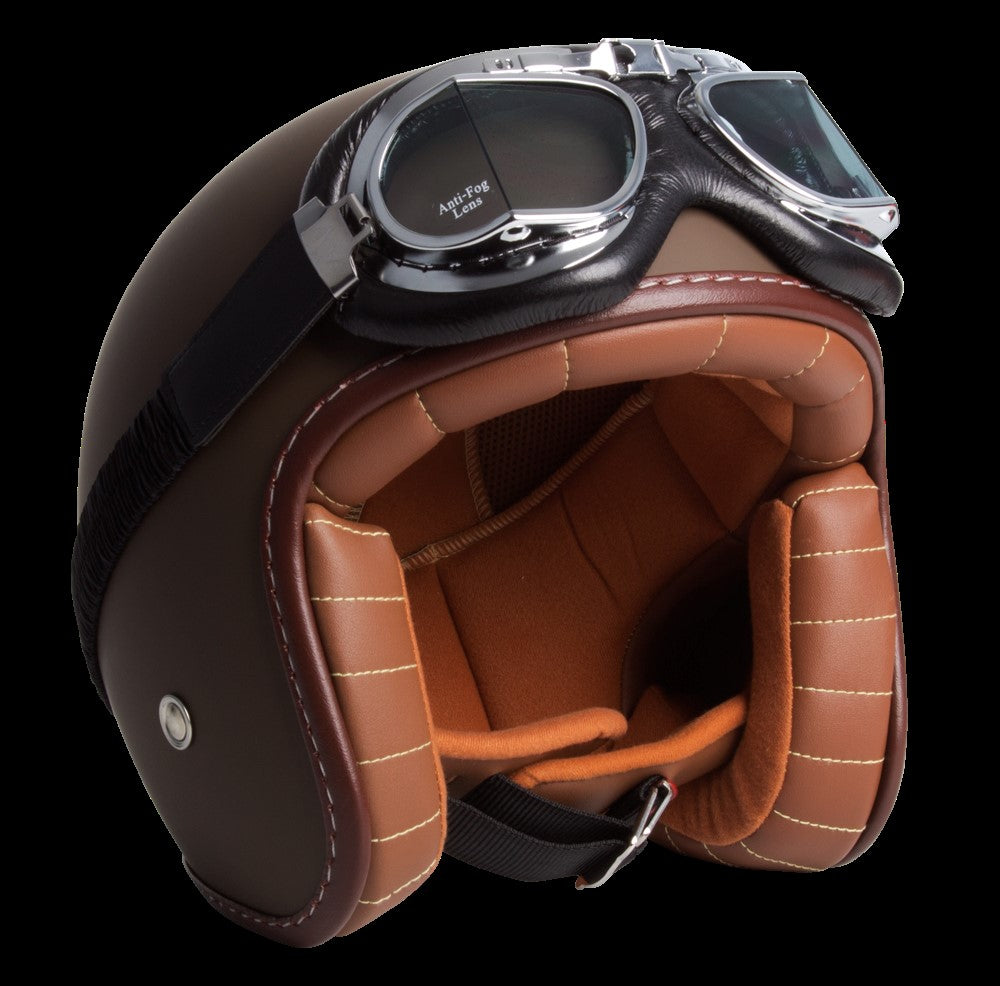 dark brown motorcycle helmet RXT Classic Matt Dark Brown
