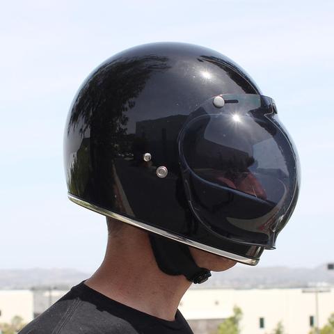 bubble face shield motorcycle helmet GRINGO ANTI-FOG BUBBLE SHIELD | SMOKE