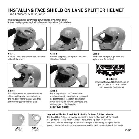 LANE SPLITTER GEN 2 VISOR | YELLOW
