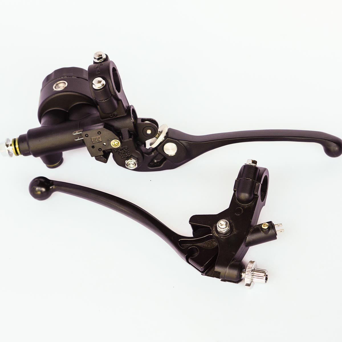 rogue motorcycles master cylinder levers cable clutch set black adjustable custom classic style