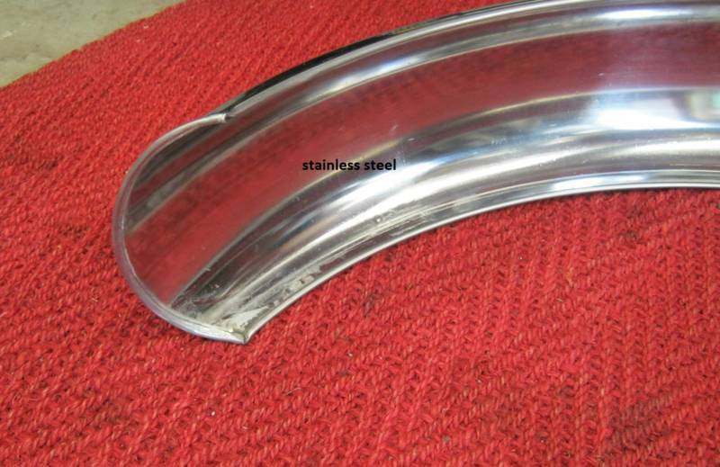 18/19 INCH STAINLESS STEEL FENDER 140MM