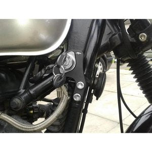 RHS IGNITION RELOCATION BRACKET - BLACK