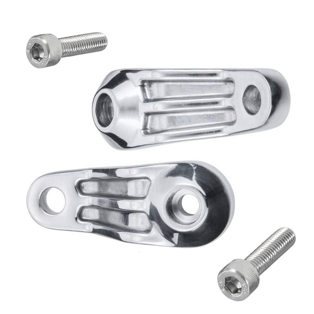 TRILINE INDICATOR/TURN SIGNAL RIBBED BRACKETS - TOP SHOCK MOUNT