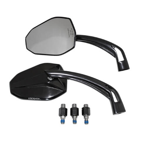 Highsider Victory Mirrors Black (pair)
