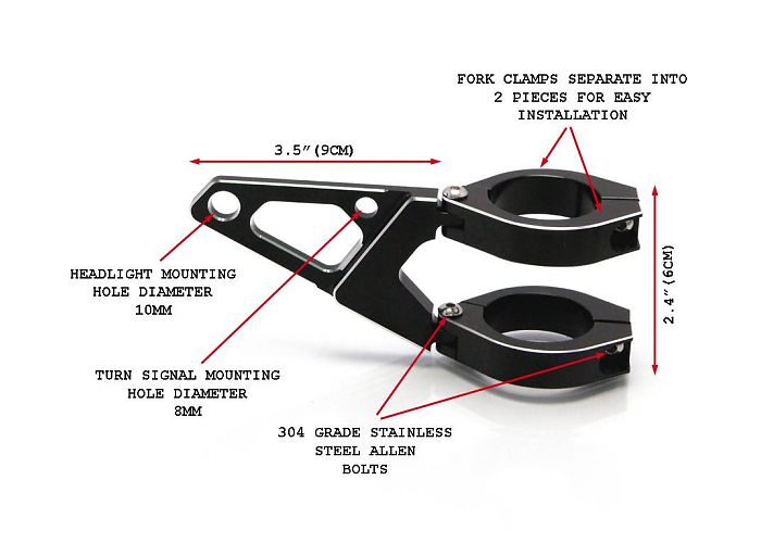 headlight bracket cnc rogue motorcycles perth custom bike cafe racer brat scrambler tracker