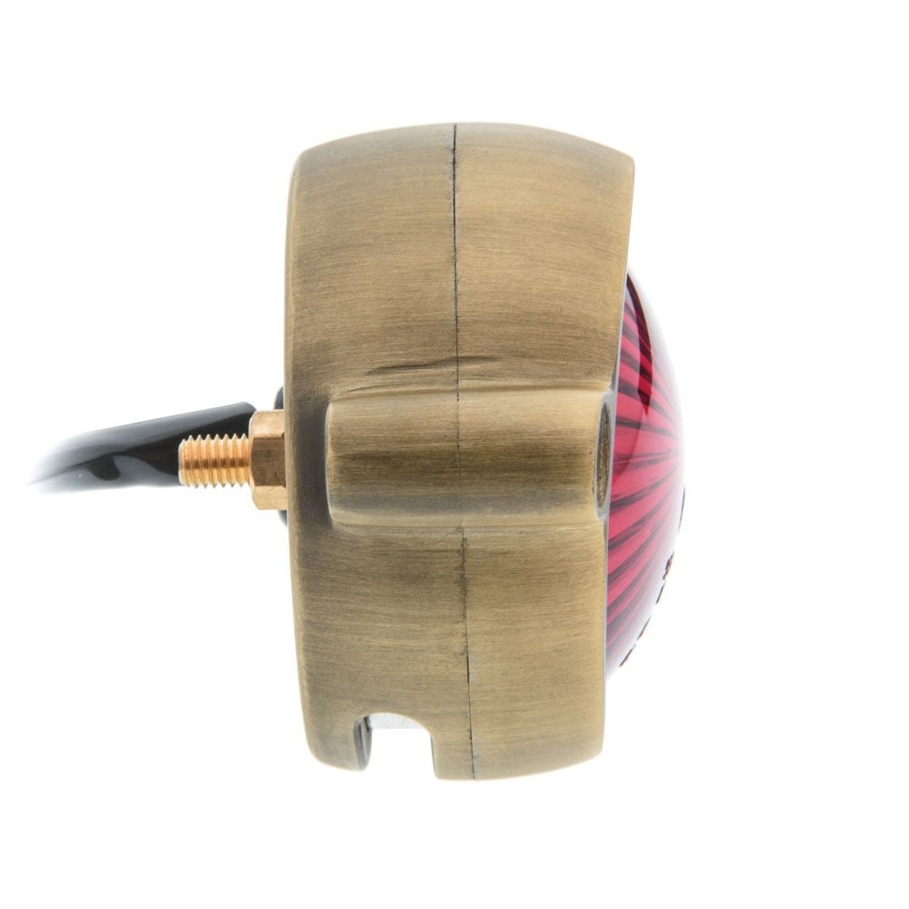Rogue Motorcycles Perth Western Australia Brass LED Tail Light Cafe Racer Custom Bobber 