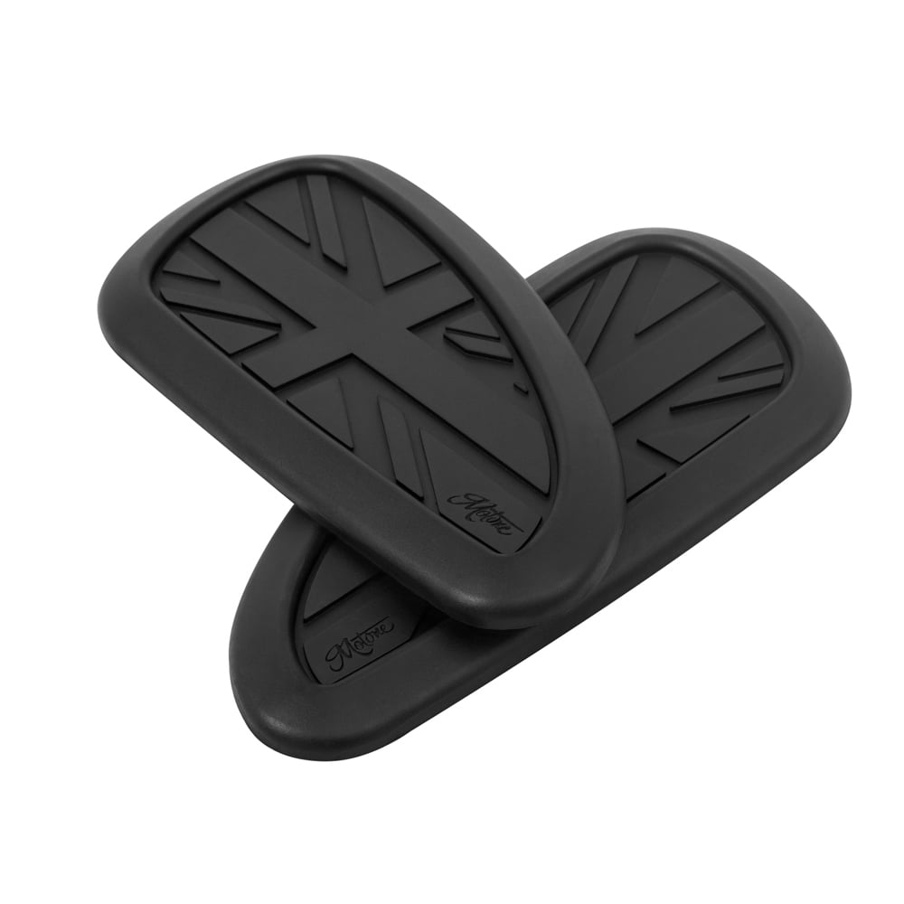 Black Stick-On Knee Grips For Cafe Racer, Bobber, Chopper – Classic Bike Shop
