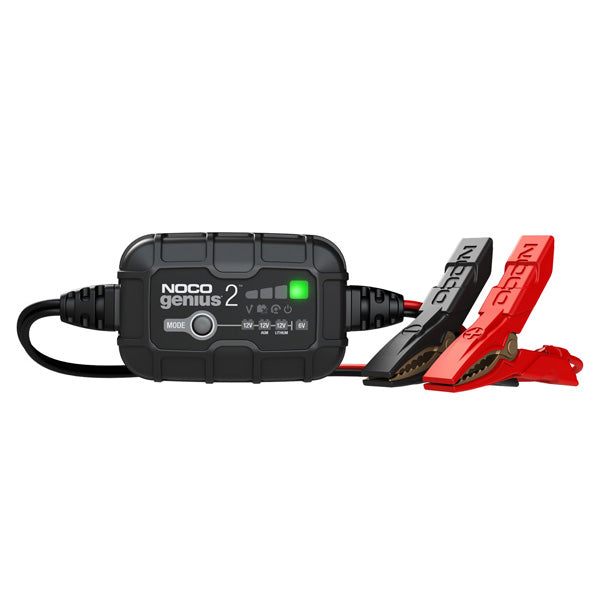 NOCO Genius 2 Battery Charger 2A - Rogue Motorcycles