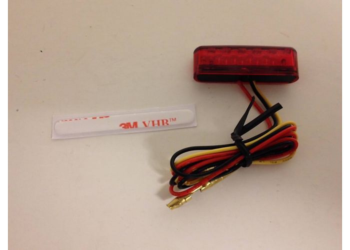 rogue motorcycles taillight shorty red cafe racer tracker brat chopper harley davidson perth western australia