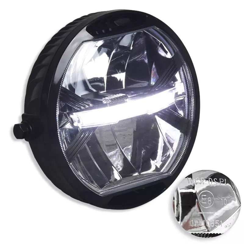 Alpine LED Headlight Rogue Motorcycles Custom Perth