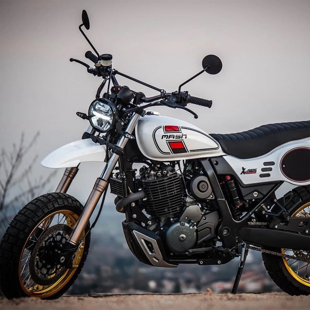 Alpine LED Headlight Rogue Motorcycles Custom Perth