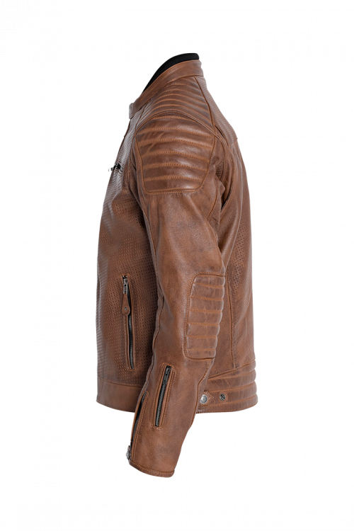 John Doe Storm Leather Jacket Tobacco Rogue Motorcycles Perth