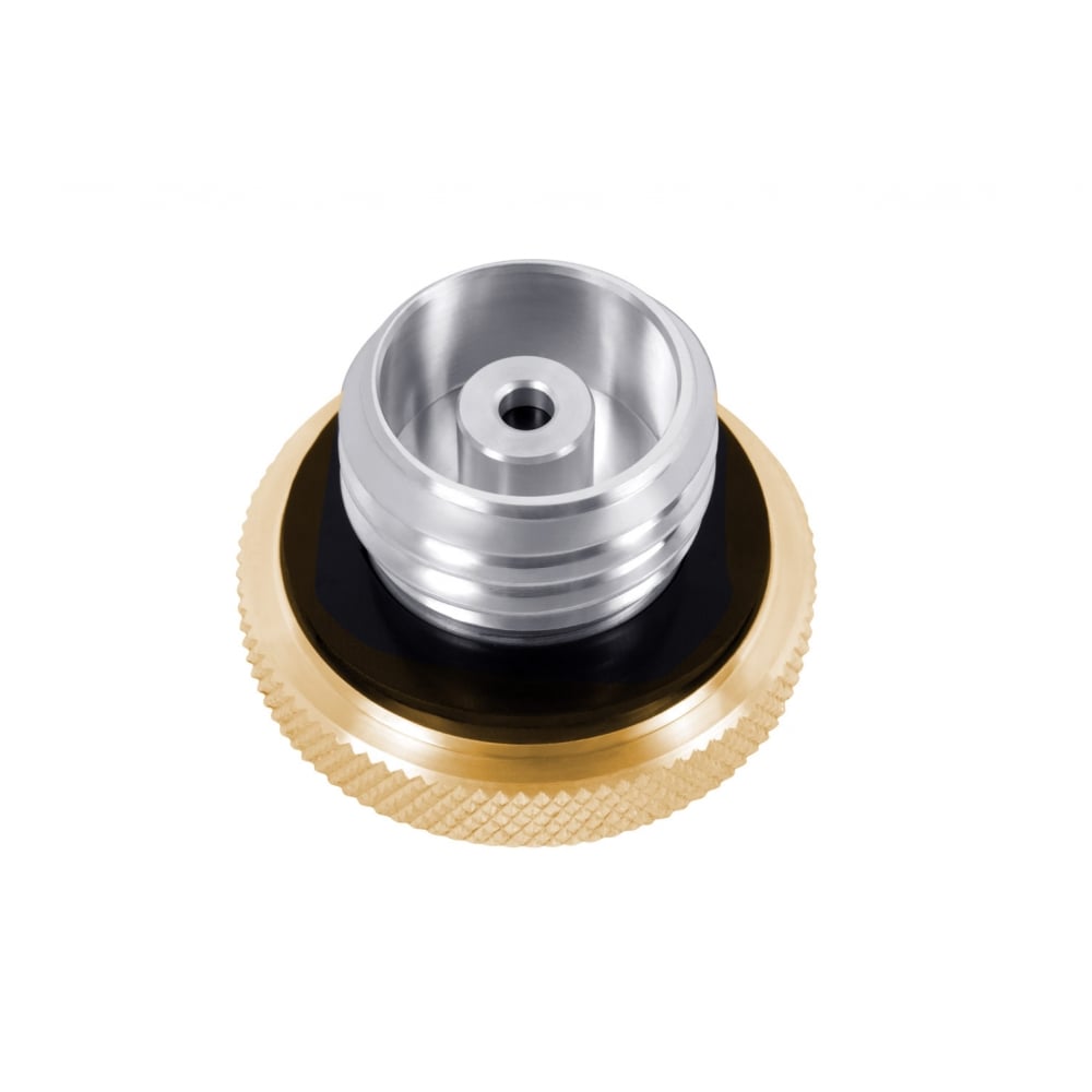 Custom Fuel Gas Cap - Billet Brass and Aluminium - Spun Satin Finish for Triumph and Harley Davidson