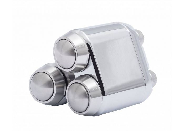 25MM SWITCH 3 BUTTONS Polished