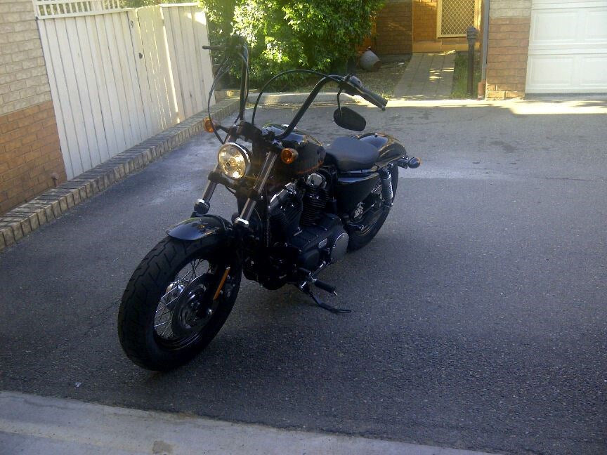 Burly Ape Hanger Handlebars 1"