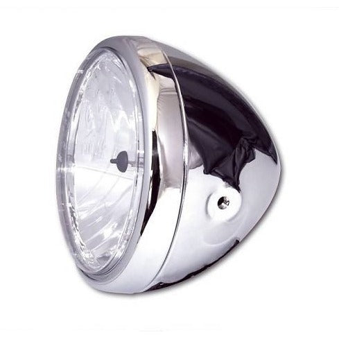 chrome headlight 7" side mount rogue motorcycles cafe racer tracker bobber chopper brat scrambler custom perth