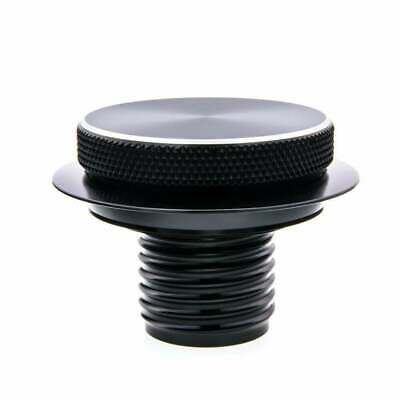 BMW Airhead Billet fuel Gas Cap - black contrast