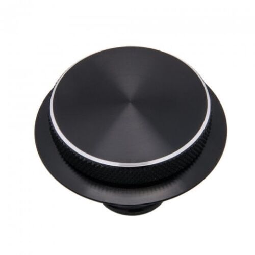 BMW Airhead Billet fuel Gas Cap - black contrast